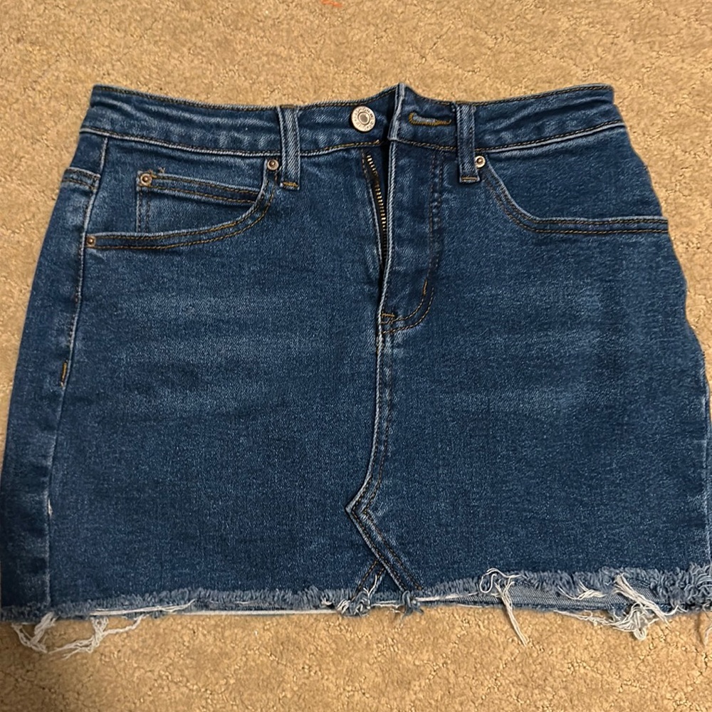 jean skirt